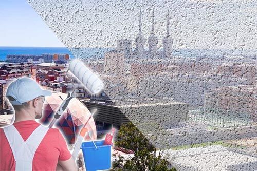 Eliminar gotelé en Badalona
