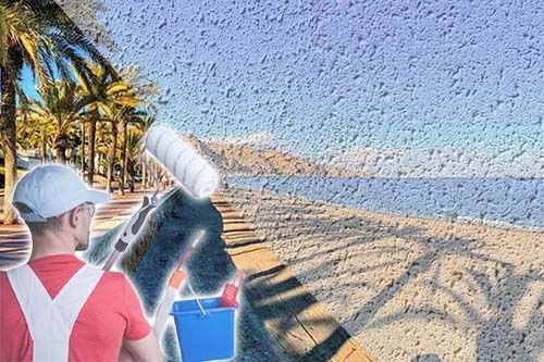 Servicio de eliminación de gotelé en Roquetas de Mar