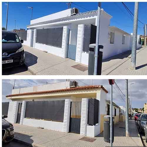Alisar paredes en Cádiz