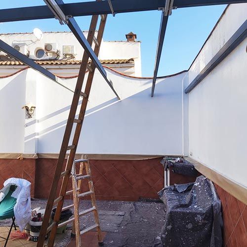 Retirar el gotelé en el Puerto de la Torre