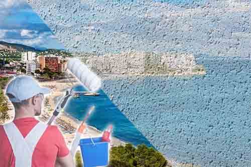Servicio de eliminación de gotelé en Calvià