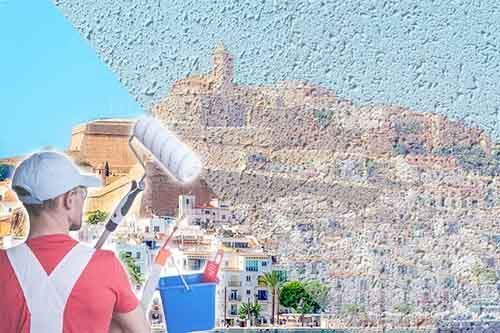 Servicio de eliminación de gotelé en Ibiza